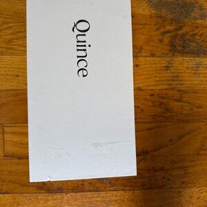 Quince woman suede shoes size 8